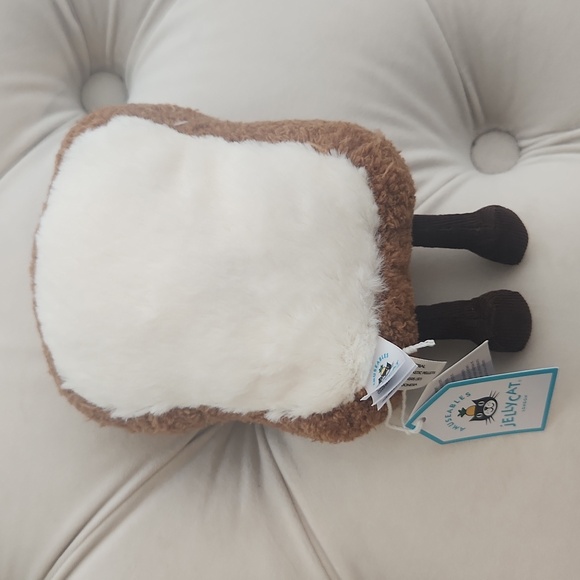 Jellycat Amuseable Small Toast 6x4" Soft & Plush NWT - Picture 6 of 6